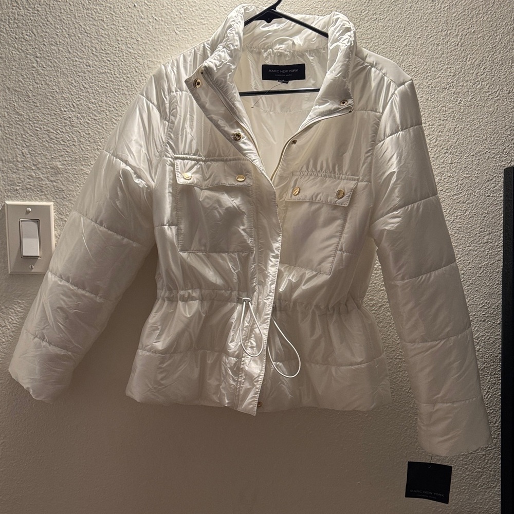 Marc New York White Puffer Jacket